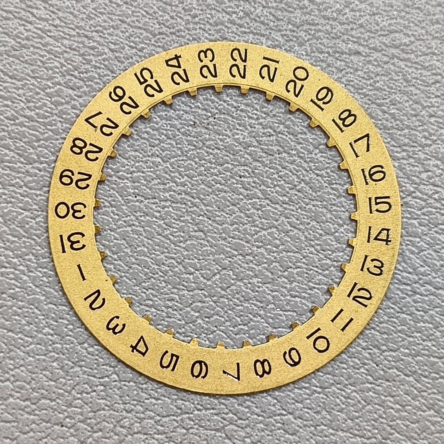 Golden Date Wheel Overlay Generic for ETA 2824 Mechanical Movement Date@3