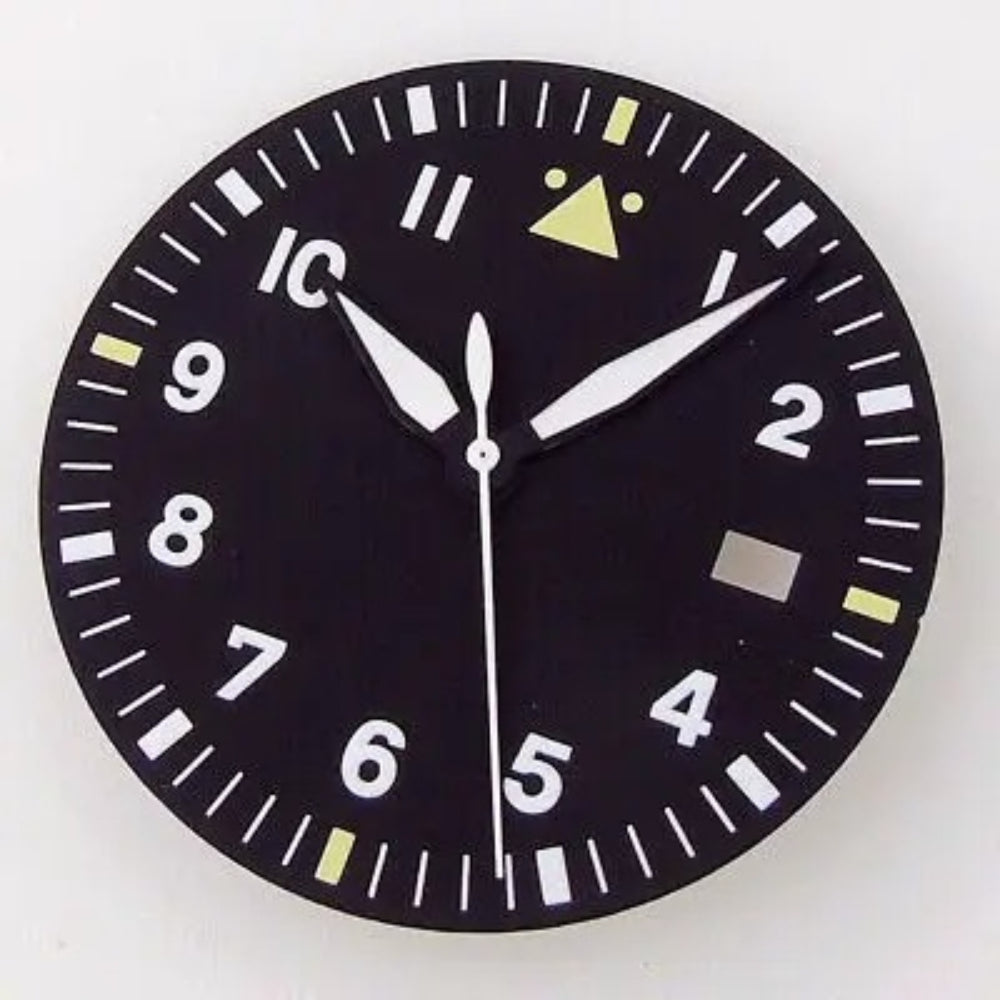 33.6mm Multicolor Watch Dial Fit For NH35AA NH36AA with Green Luminous Modified