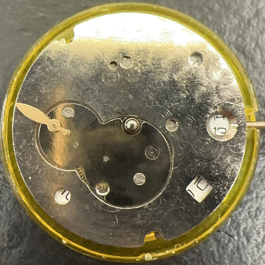Mingzhu 8205 mechanical watch movement showing 2 hands with small second at 9 o'clock.