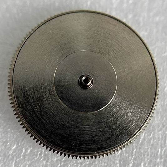 Complete barrel with mainspring for Glashutte39 watch movement, durable replacement part by Glashutte.