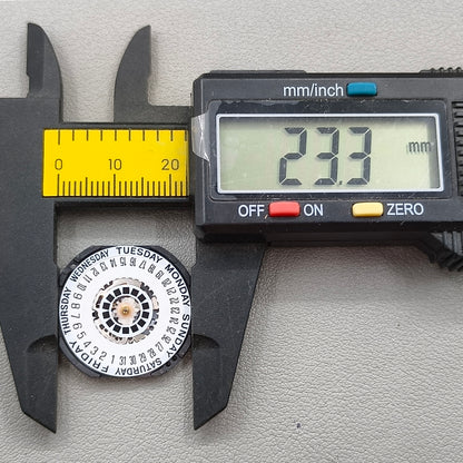 Japan Hattori Epson TMI VX44 VX44E Watch Quartz Movement Dial White