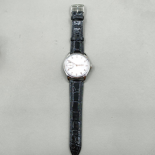 42mm Men Watch Polished Rust Steel Case Seagull ST3600 Manual Mechanical Movement
