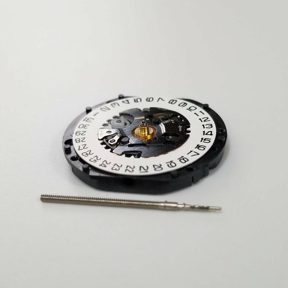 S. Epson VX12 quartz movement watch repair part, replacement for V312 5Y81 models.