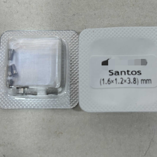 Vis de boucle de boîtier arrière de montre 1,6 x 1,2 x 3,8 mm pour pièce de réparation de montre Santos