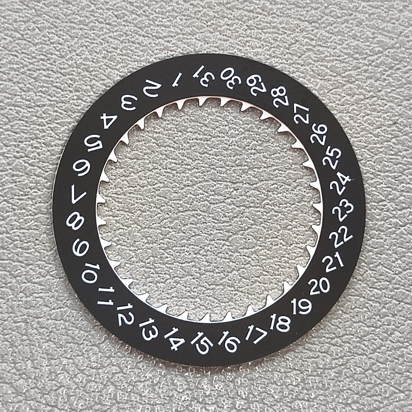 Date@3 Level Font Black Date Disk Wheel Date Wheel for NH35 Movement