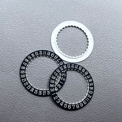 3 PIECES Black Date Disk Wheel Generic for Miyota 8215 Movement Date@3