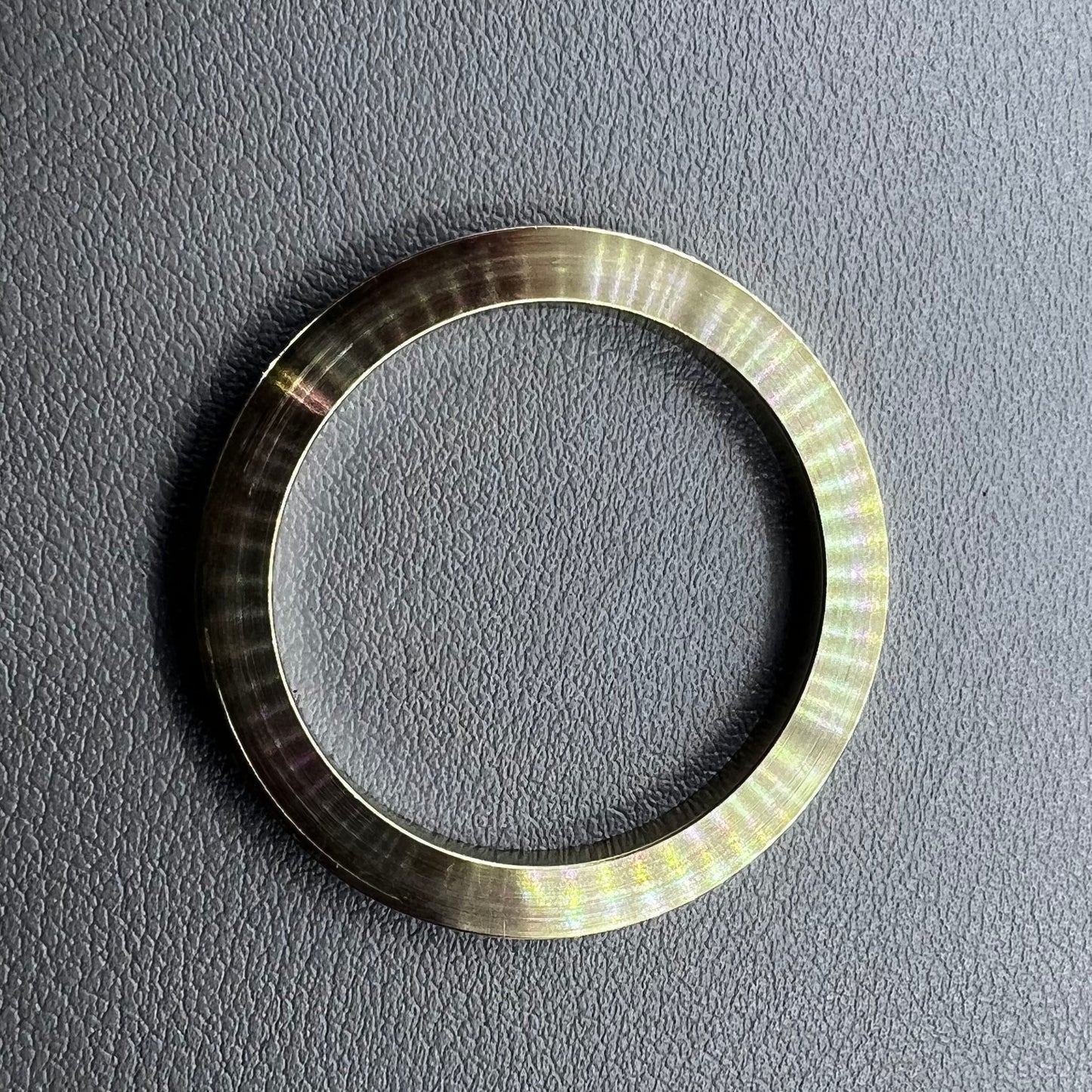 39mm Gold Trim Imitation Diamond Gemstone Watch Bezel for VK63 Movement