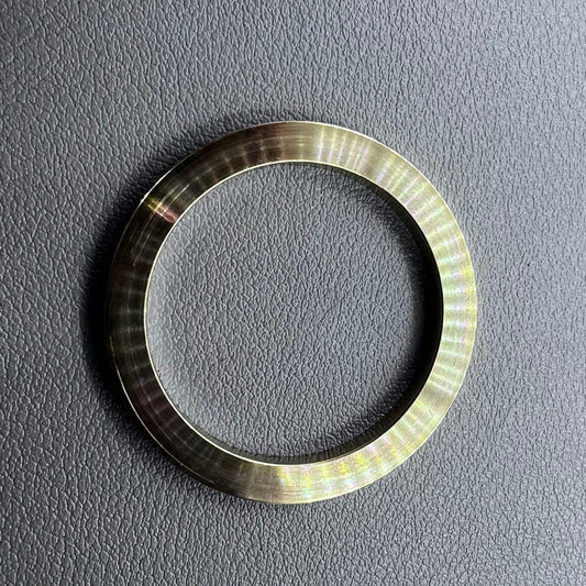 39mm Gold Trim Imitation Diamond Gemstone Watch Bezel for VK63 Movement