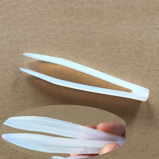 PFA Tweezers by Lab Grade, chemical-resistant precision tool for wafer, jewelry, and watch repair tasks.