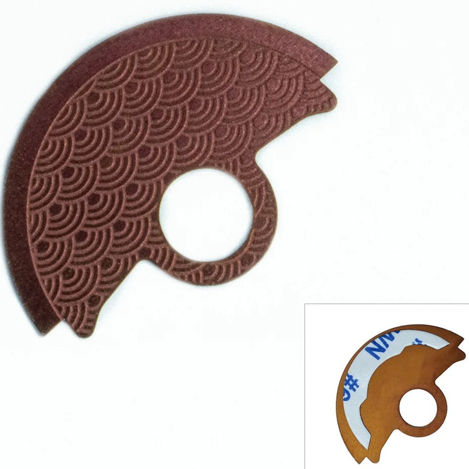 Dark red rotor oscillating weight overlay, compatible with NH35, NH36, 7S26, 4R35 movements, watch accessory.