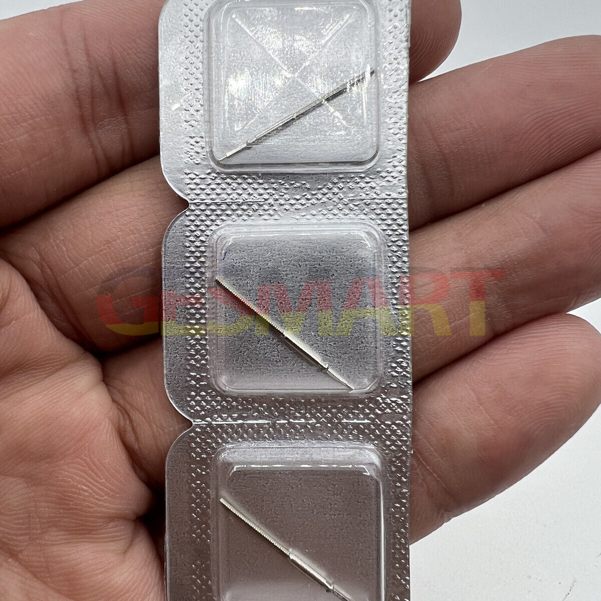 Set of 3 replacement winding stems for ETA F06.111 watch movement, compatible with various watch models.