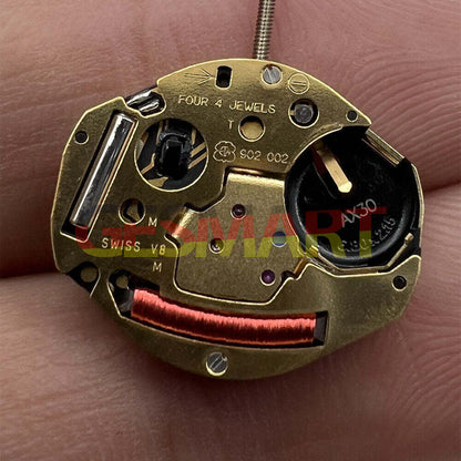 Montre <tc>ETA</tc> 902.002 à quartz, mouvement suisse à 2 aiguilles 