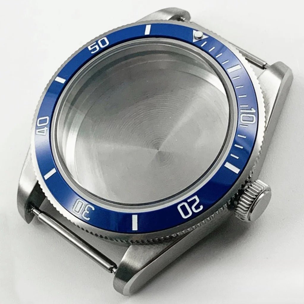 39MM Bezel Domed Sapphire Crystal Case for NH34 NH35 NH36 NH38 ETA 2824 PT5000