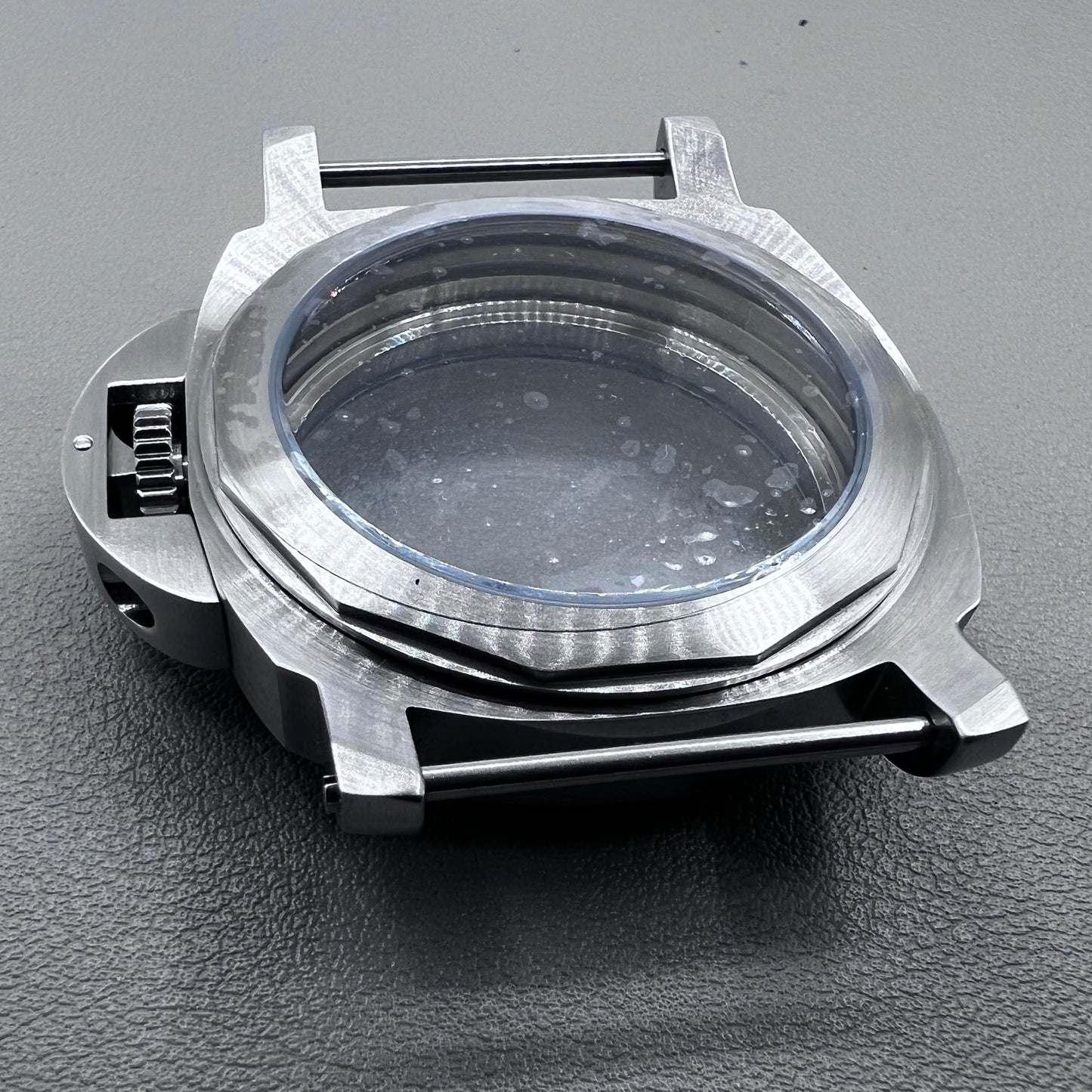 47mm 316L Stainless Steel Watch Case For Seagull ST36 ETA 6497 6498 Movement