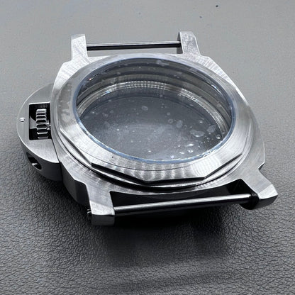 47mm 316L Stainless Steel Watch Case For Seagull ST36 ETA 6497 6498 Movement