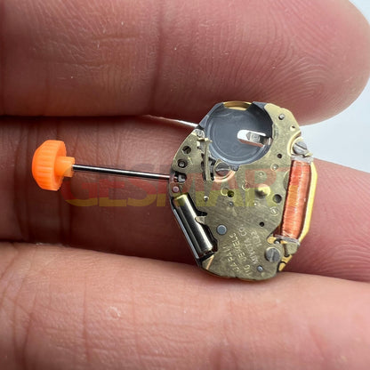 Miyota 1L22 Japan quartz movement with 2 hands, no calendar, precise watch accessory for repair and customization.