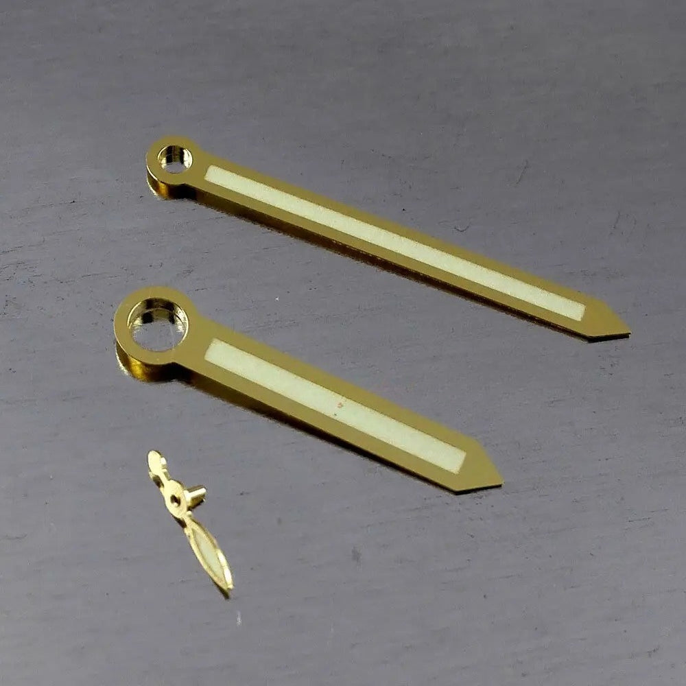 Gold Super Lume Watch Hands For Seagull 47mm Case 6497 6498 3600 Movment