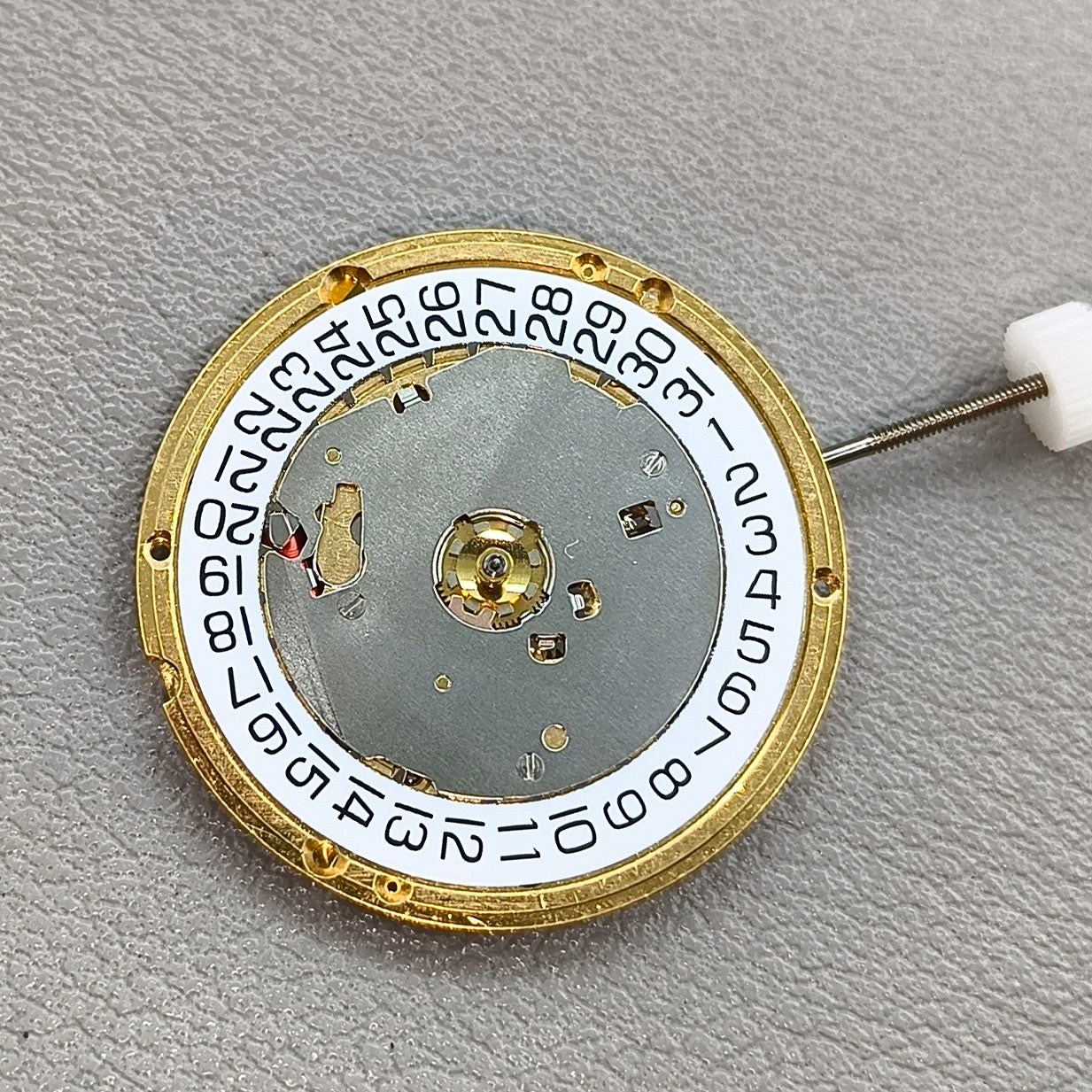 Swiss ETA 255.411 Quartz Movement 3 Hands White Disk