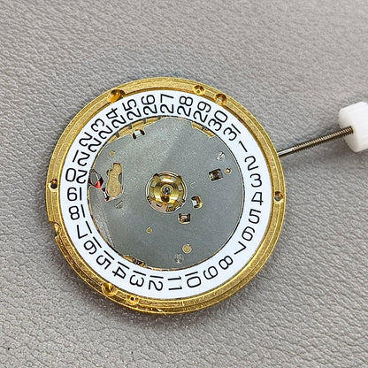 Swiss ETA 255.411 Quartz Movement 3 Hands White Disk