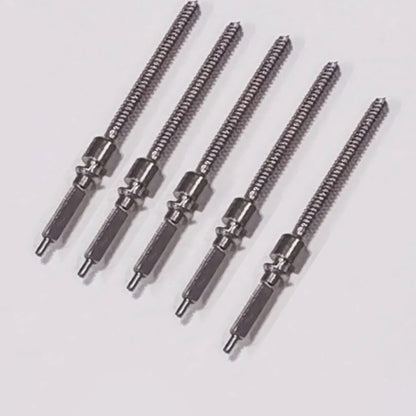 Set of 5 watch winding stem replacements for ST1902/ST1901 movements, ideal for precise repair.