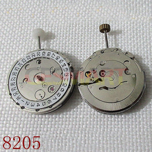 8205 2813 Automatic Mechanical Movement Silver MINGZHU 2813 Date At 3