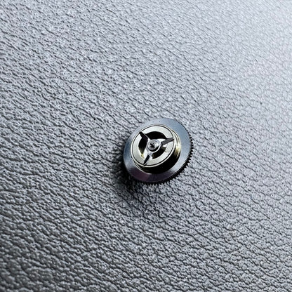 Black counting wheel for ETA C01.211 watch movement, precision replacement part for watch repair.