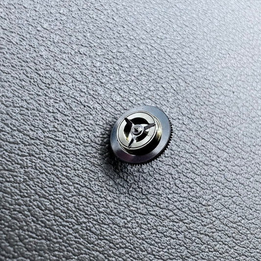 Black counting wheel for ETA C01.211 watch movement, precision replacement part for watch repair.