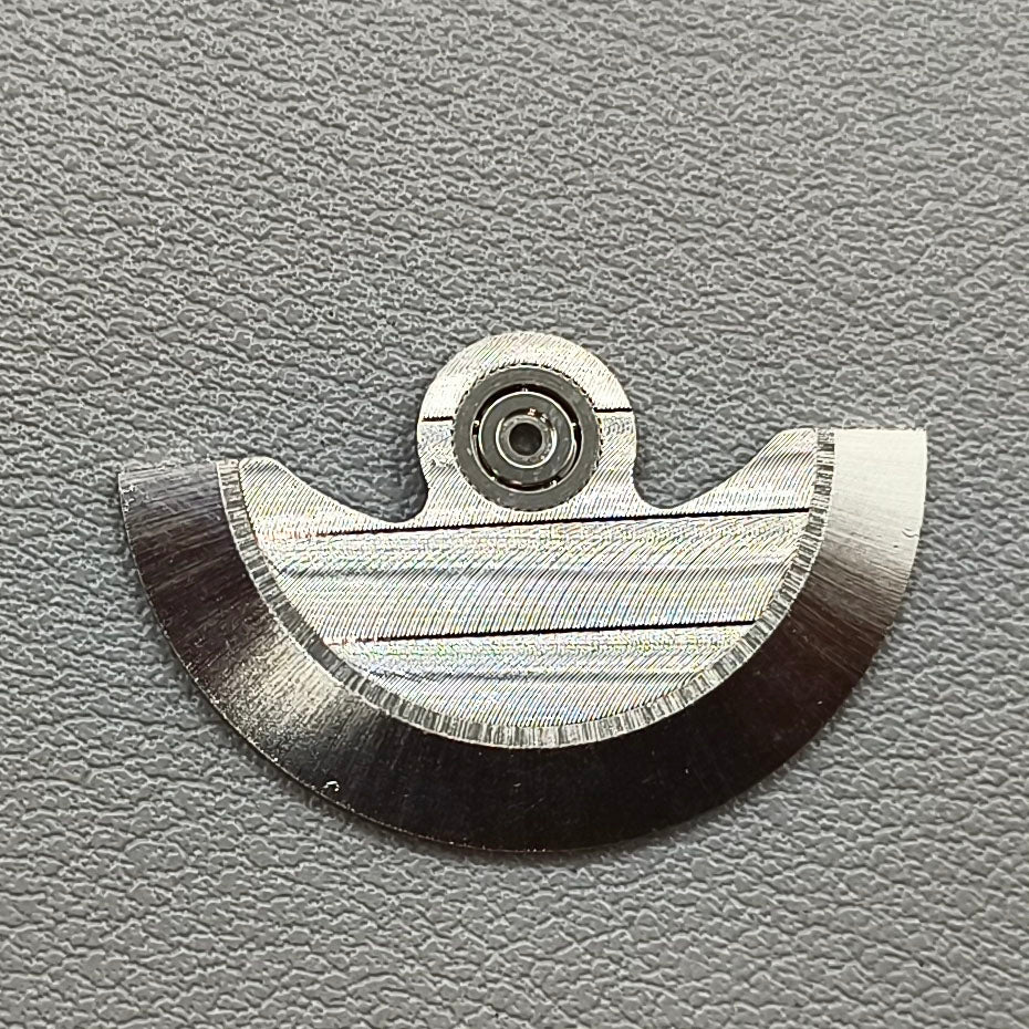 Band Vein Silver Rotor Oscillating Weight+Ball Bearing for 7750 7751 7753 Movement
