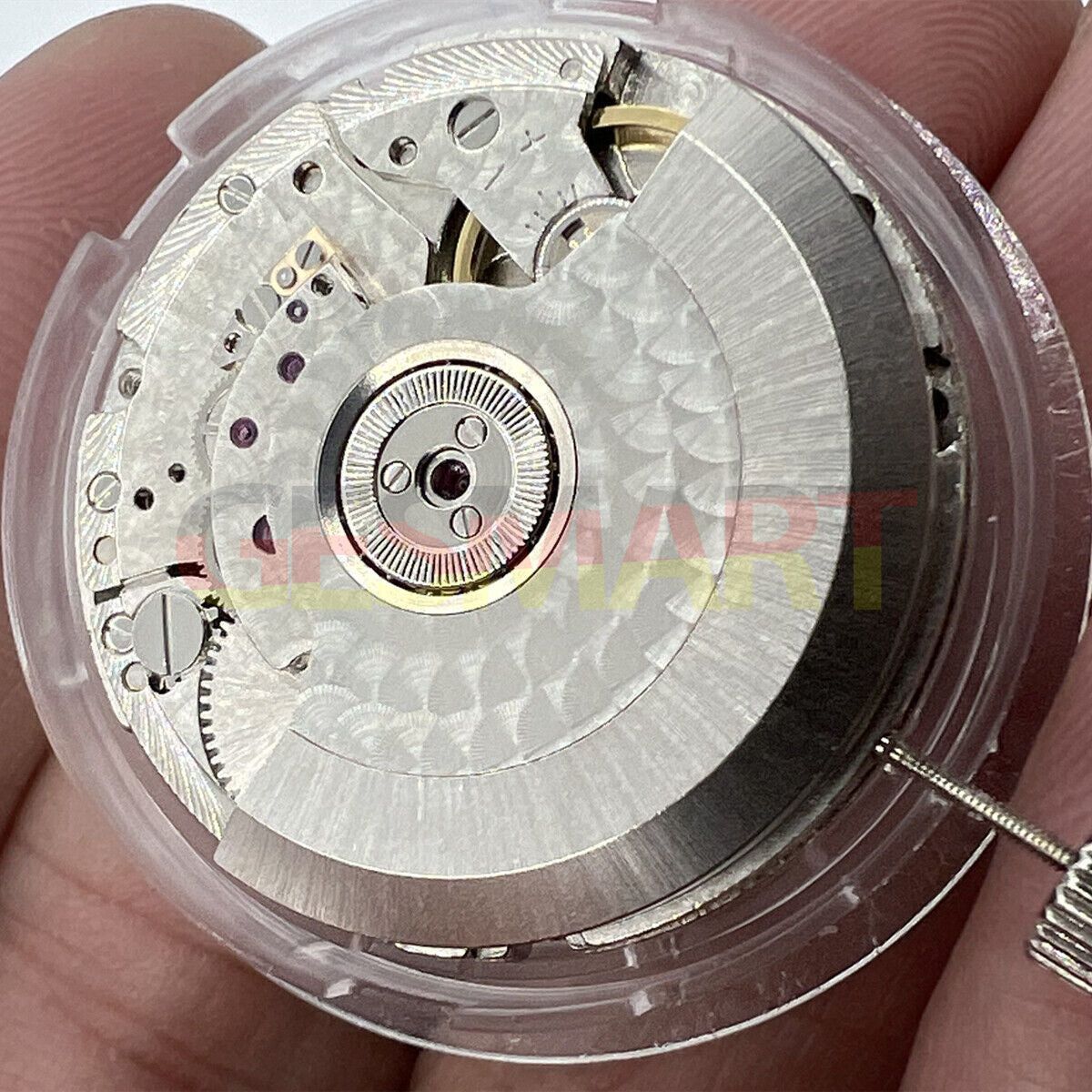 Seagull ST25 automatic watch movement with perlage finish and small second at 9H, perfect for repairs.