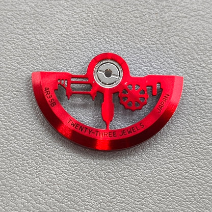 Modified Red Architectural Style Hollow Rotor Oscillating Weight for NH35 NH36