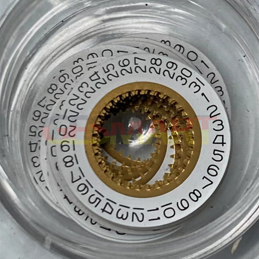 White date disk wheel for Ronda 705 watch movement, precision repair part for watch accessories.