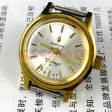 27mm Kongque China Made Manual Mechanical Watch 19 Jews Silver Dial Golden Nail