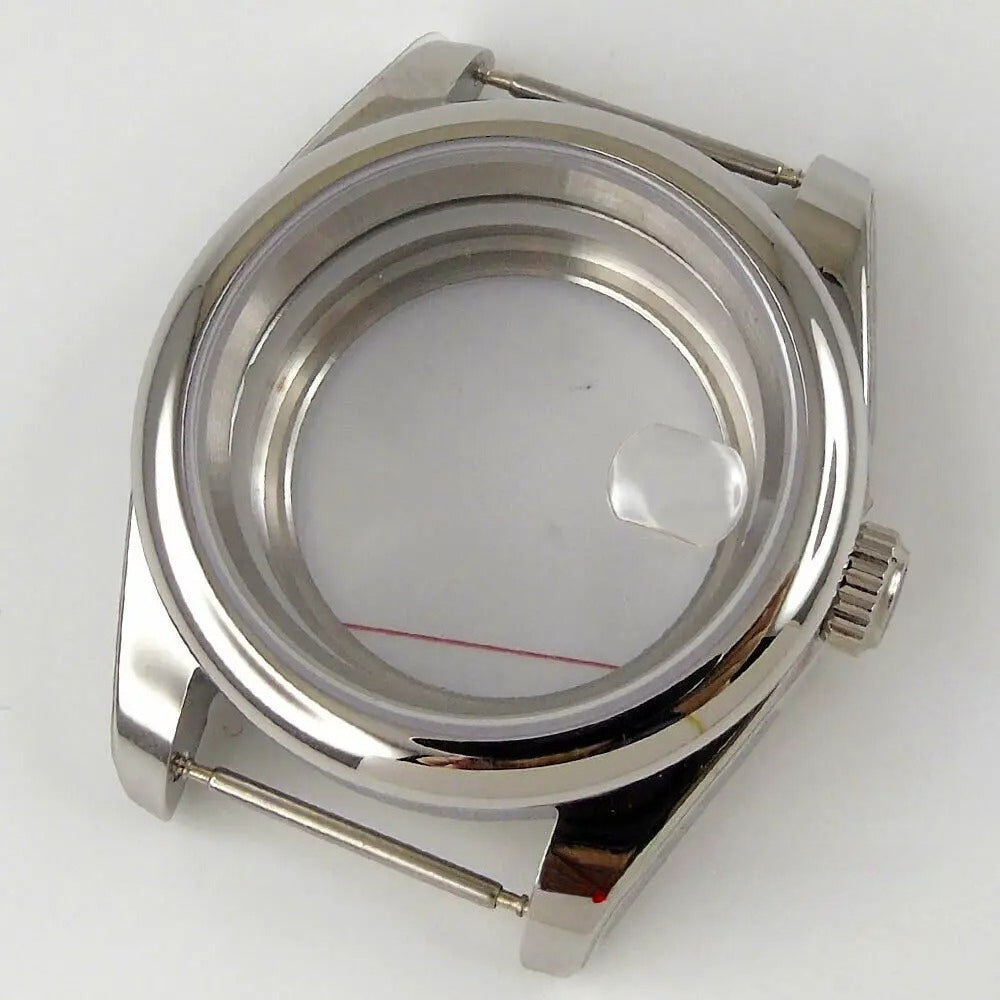 Personalized 39mm Sapphire Glass Watch Case Fit NH35/36 ETA2836 2824 Miyota 8215