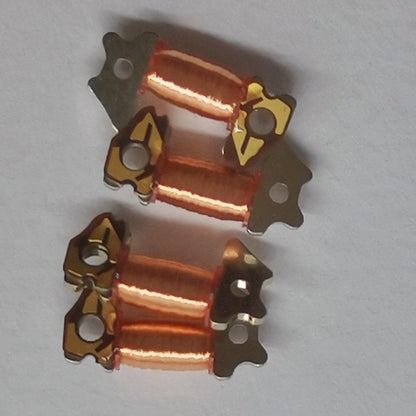 Japanese Seiko V17A V19A quartz movement coil for circuit board, precise watch accessory replacement.