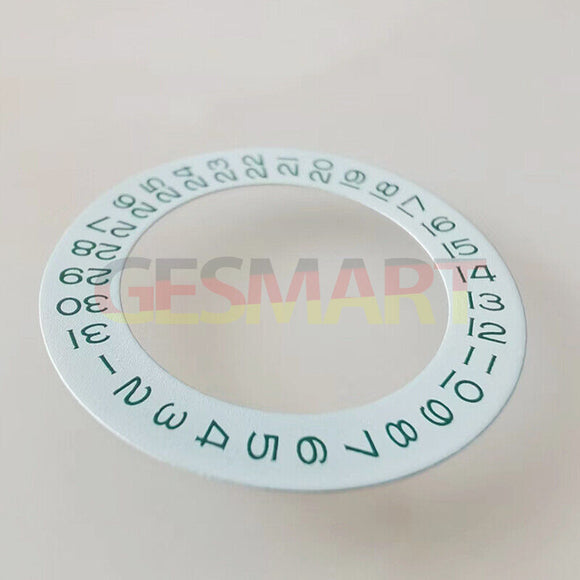 Green Font Date Wheel Overlay for ETA2824 2836 Miyota 8215/8200 Movement Date@3