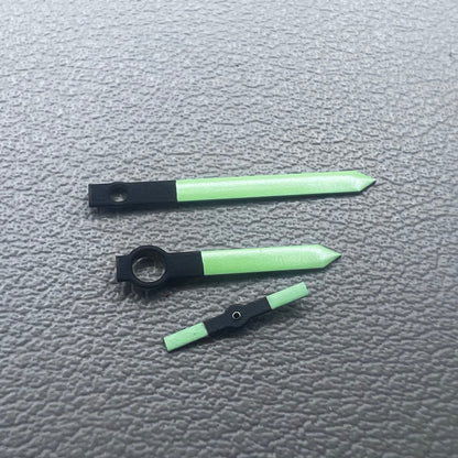 17x12x5mm Green+Black Watch Hands Set for ETA6497 6498 ST3600 ST3620 Movement