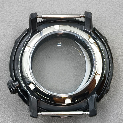 43mm Watch Case Sapphire Fit NH35/36/38 4R36 For Mod Mini Tuna Canned C3 Bezel