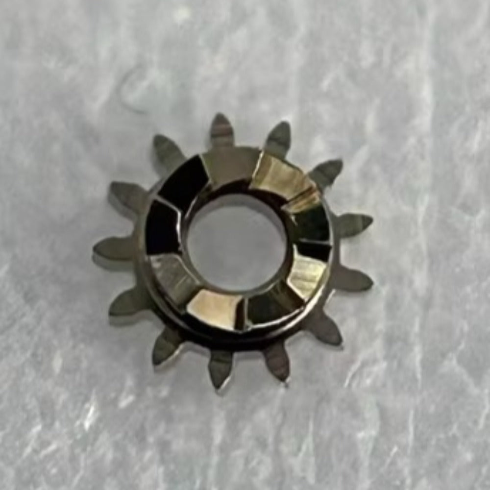 Winding pinion replacement for 1400 movement, durable repair part for watch accessories.