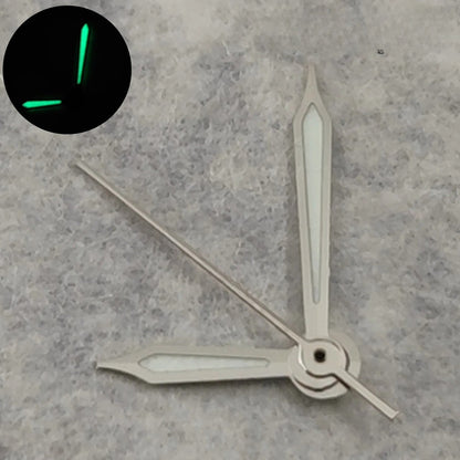Modified Watch Hands Green Luminous For NH34 NH35 4R35 NH36 4R36  Movement