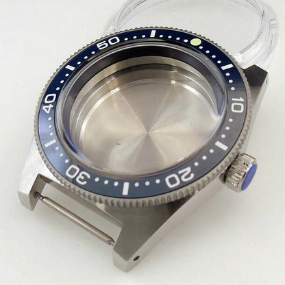 40mm Sapphire Glass Watch Case Fit NH35 NH36 Eta 2824 300M Water Resistance