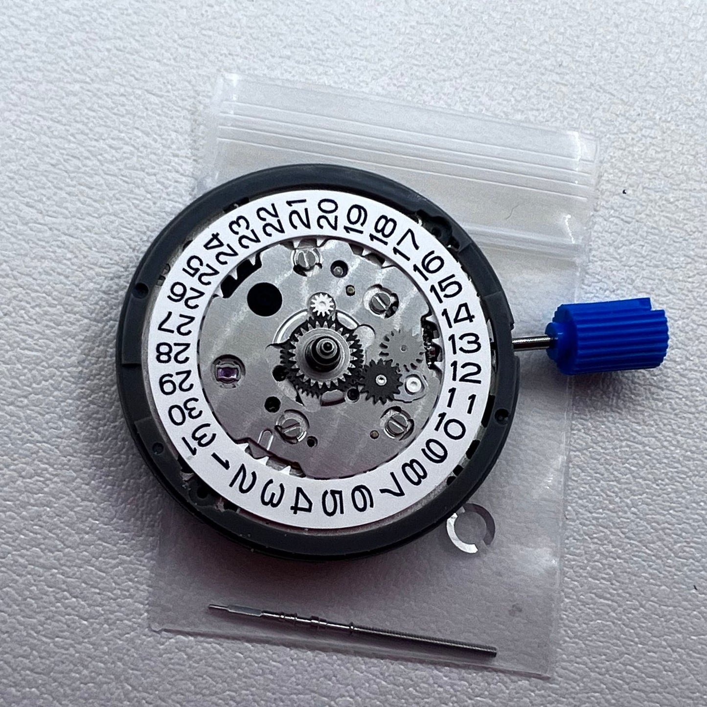 Seiko NH34 Automatic Mechanical GMT Movement White Date Hacking Seconds Date@3