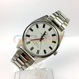 38mm SHANGHAI DIAMOND Manual Mechanical Watch 17 Jews White Dial Silver Case