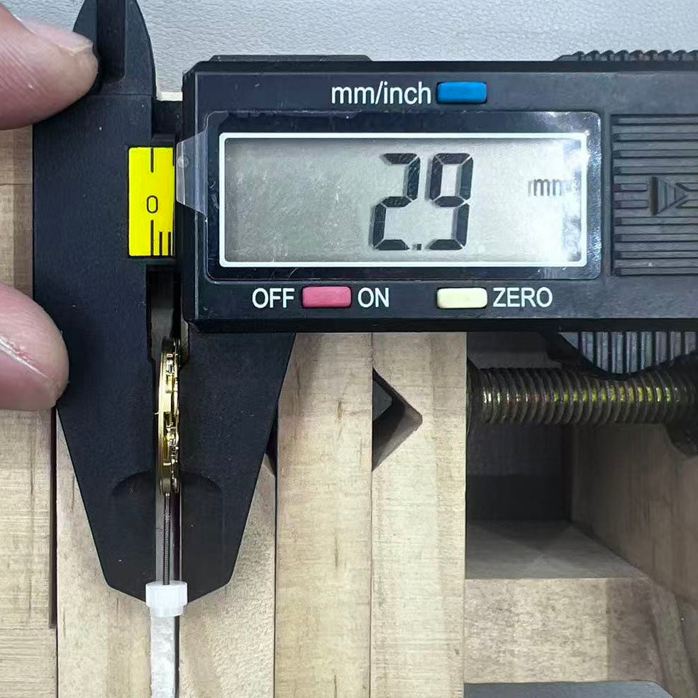 Swiss ETA E61.041 quartz watch movement by ETA with date indicator at 3 o'clock, precise timekeeping replacement.