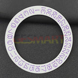 White Background Purple Character Date Disk Date Wheel Overlay for NH35 NH36