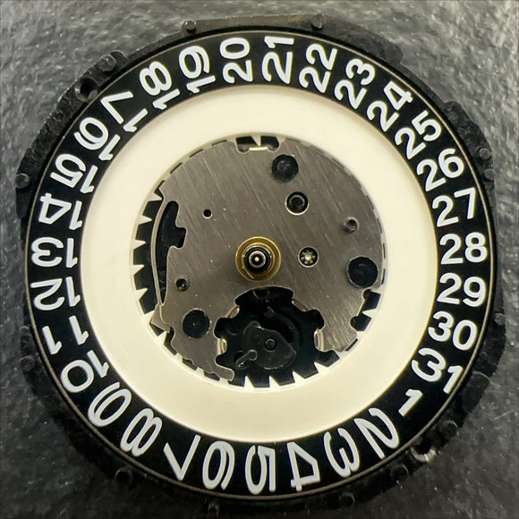 New Japan Made PC32A Quartz Movement Single Calendar Black Disk Date At 3 HCP2