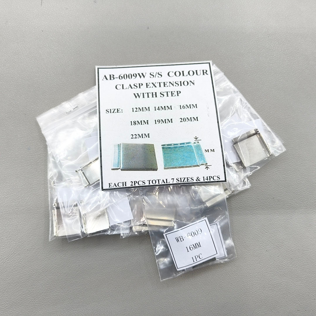 Silver Watch Strap Bracelet Extender Bands Clasp Extension Link 14PCS/Pack