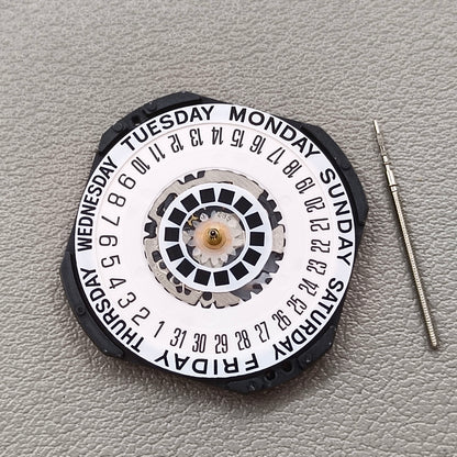 Japan Hattori Epson TMI VX44 VX44E Watch Quartz Movement Dial White
