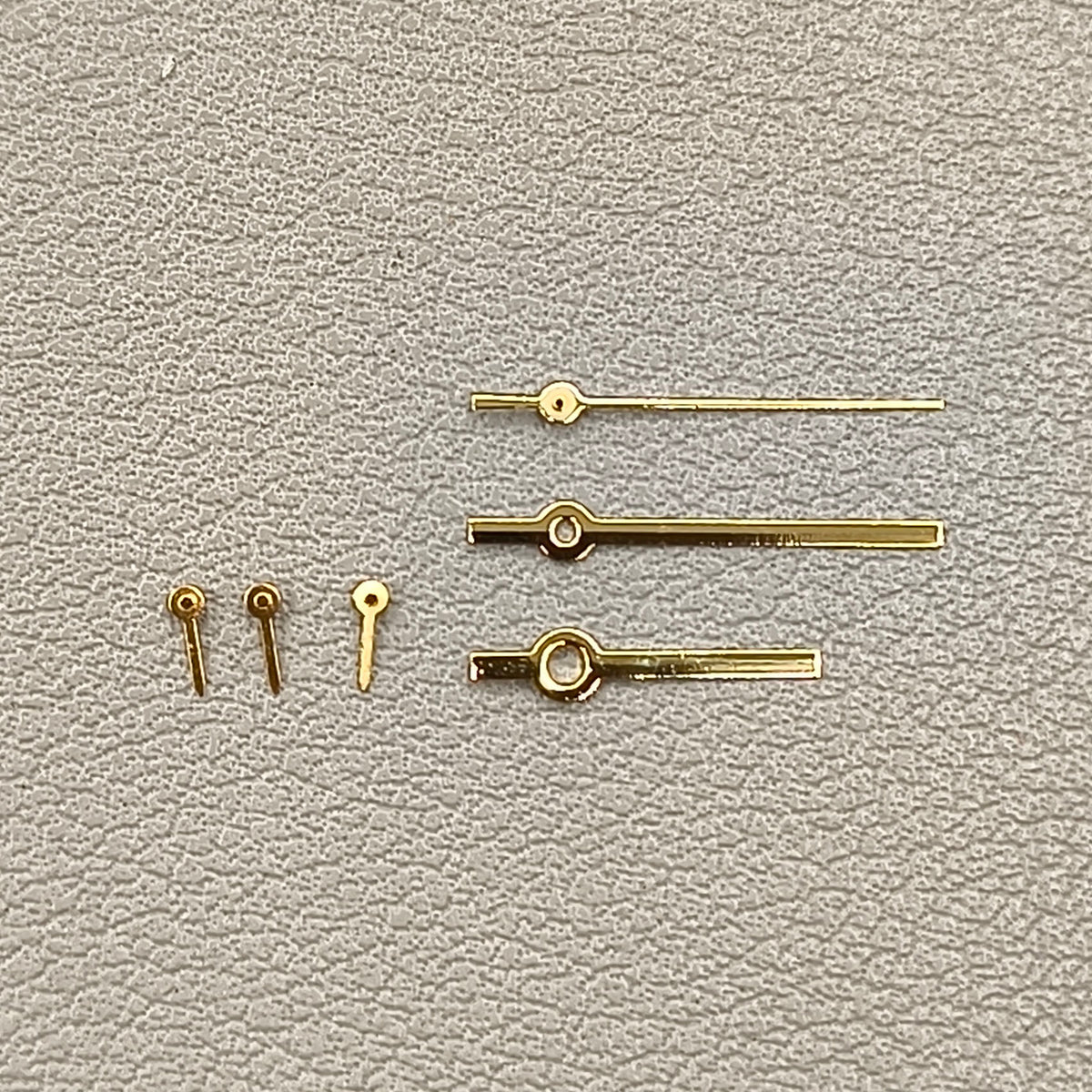 2 Sets Golden Squared Pointed 6 Hands Watch Hands for Miyota JS15 Movement