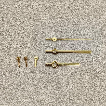 2 Sets Golden Squared Pointed 6 Hands Watch Hands for Miyota JS15 Movement