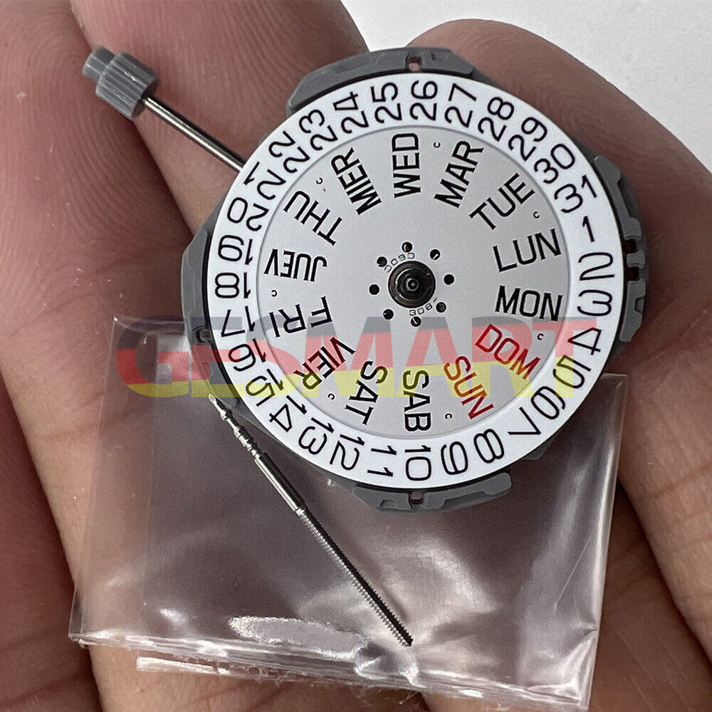 Miyota GR02 Japan made quartz watch movement, high-precision replacement for 1S13 model, reliable timekeeping.